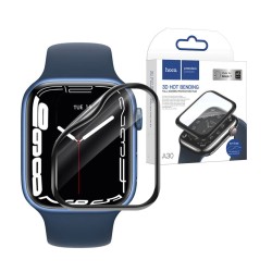 Hoco 3D Full Screen Tempered Glass Protector A30 for iWatch Series7 (45mm) Black Hoco 3D Full Screen Tempered Glass Protector A30 for iWatch Series7 (45mm) Black